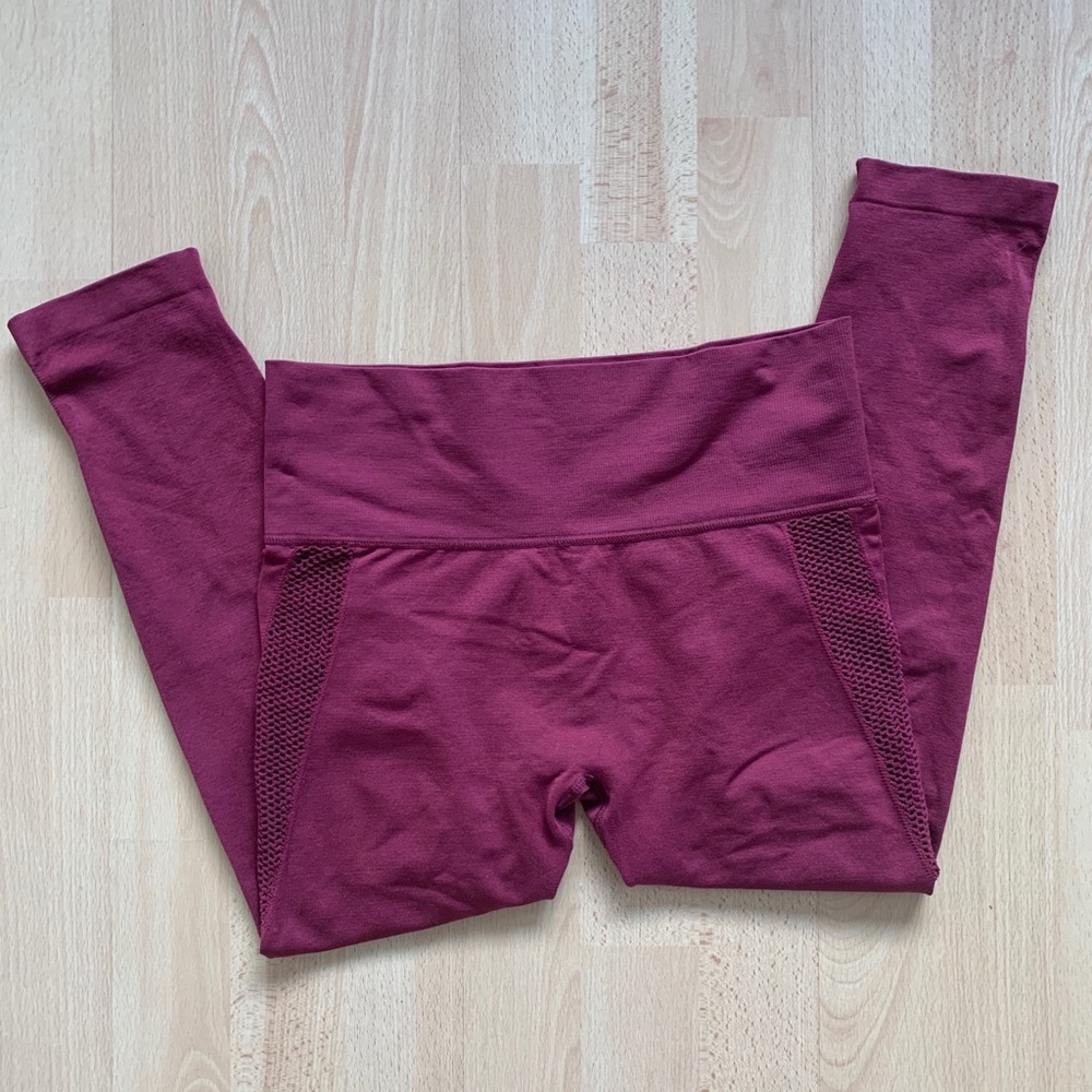 Maroon Forever 21 Leggings